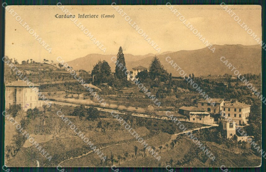 Varese Cardano al Campo PIEGA cartolina QK5475 – fronte