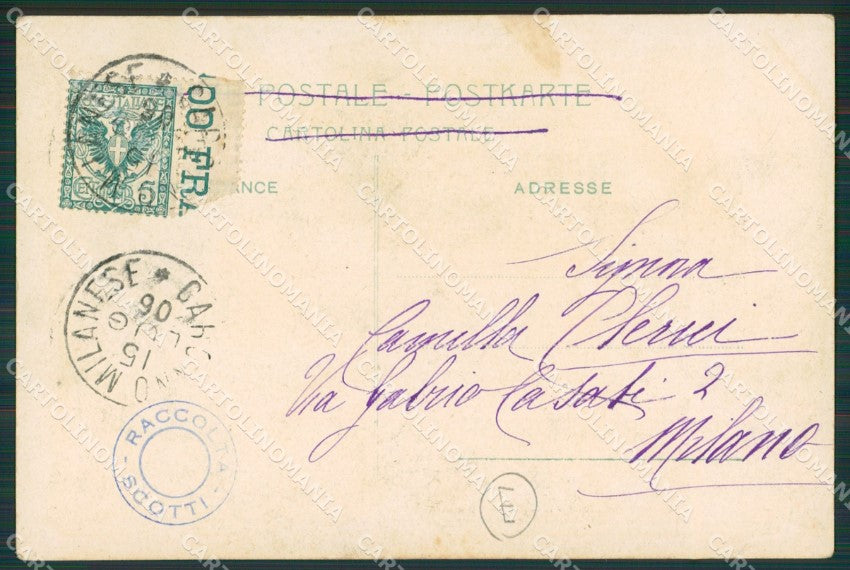 Varese Caronno Pertusella cartolina QK5487 – retro