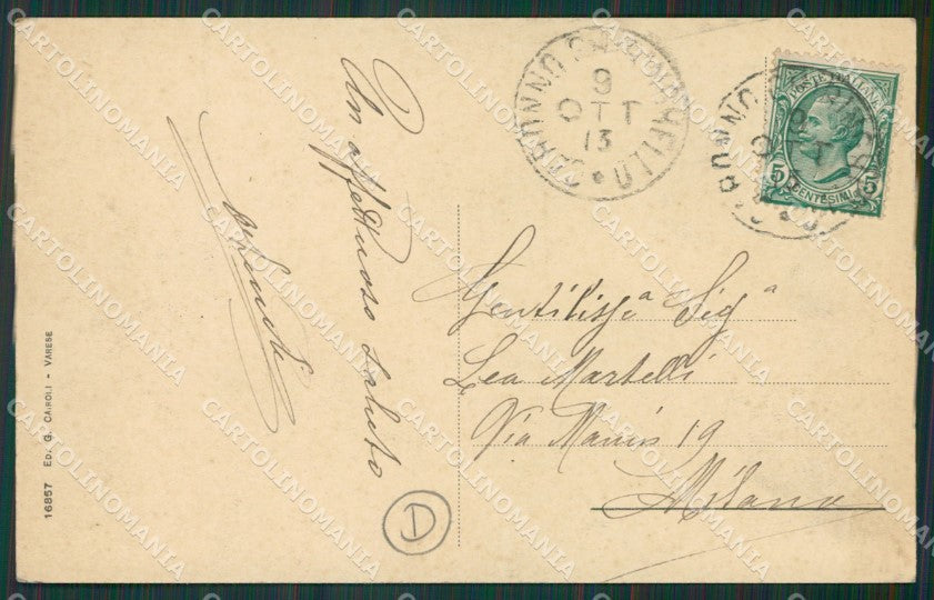 Varese Caronno Varesino cartolina QK5493 – retro