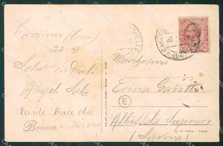 Varese Caronno Varesino cartolina QK5496 – retro