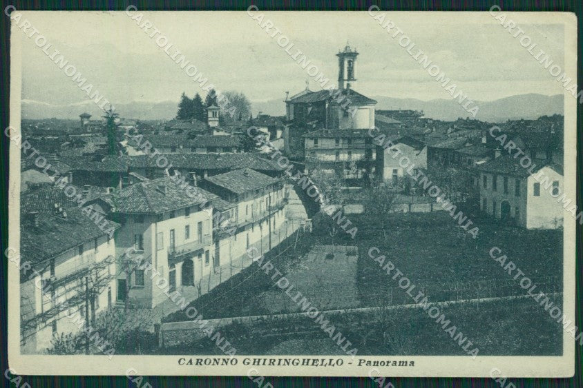 Varese Caronno Varesino PIEGHE cartolina QK5498 – fronte