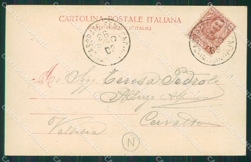 Varese Casorate Sempione cartolina QK5516 – retro