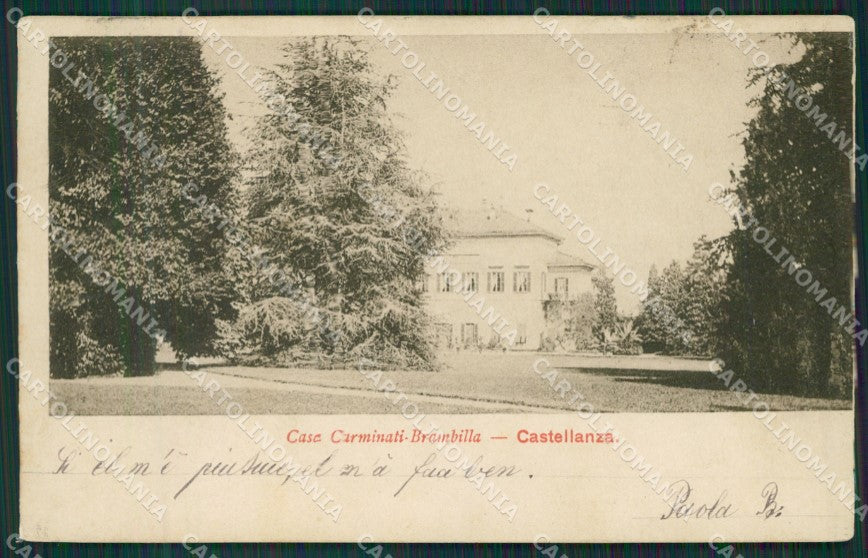Varese Castellanza cartolina QK5520 – fronte