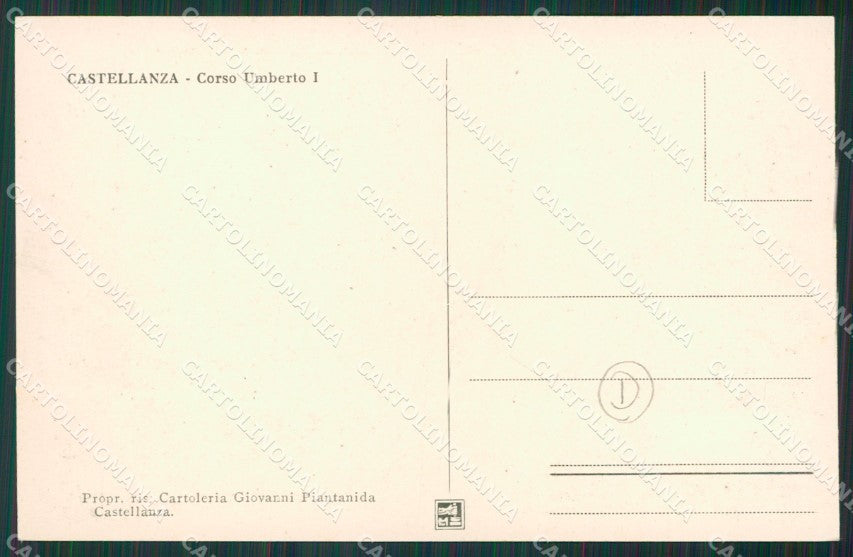 Varese Castellanza cartolina QK5527 – retro