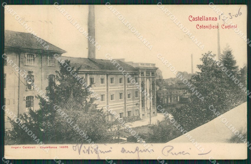 Varese Castellanza cartolina QK5535 – fronte
