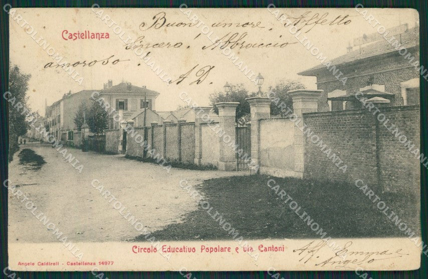 Varese Castellanza PIEGHINE cartolina QK5536 – fronte