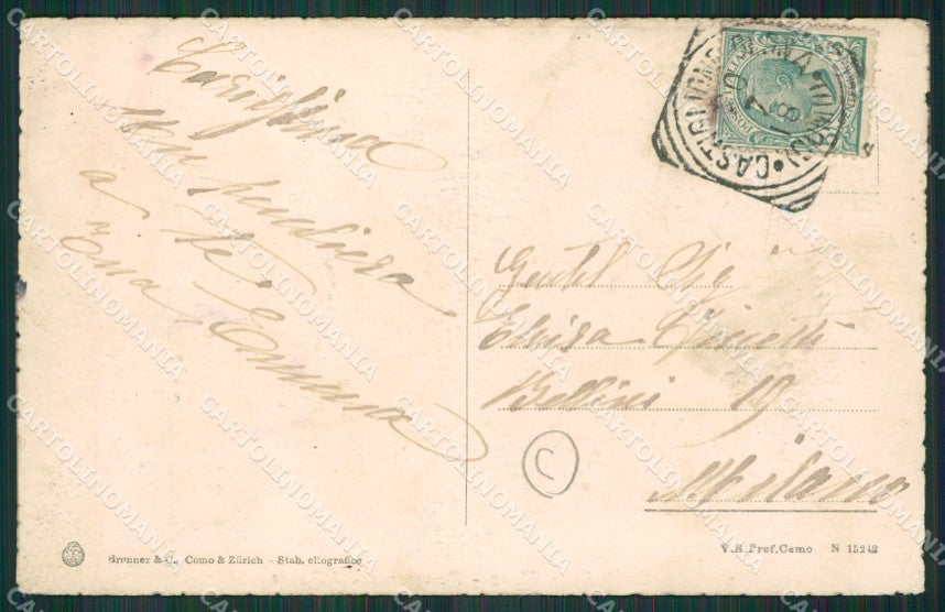 Varese Castiglione Olona cartolina QK5557 – retro