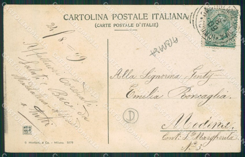 Varese Castiglione Olona ABRASA cartolina QK5563 – retro