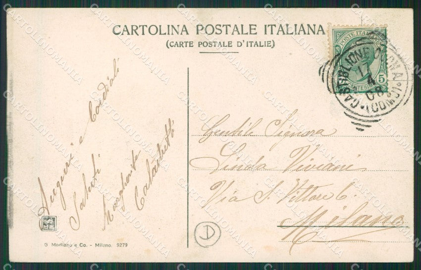 Varese Castiglione Olona cartolina QK5574 – retro