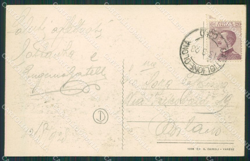 Varese Castiglione Olona cartolina QK5576 – retro