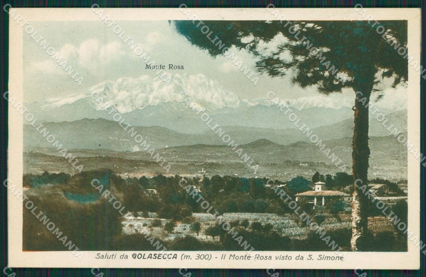 Varese Golasecca Monte Rosa cartolina QK5592 – fronte