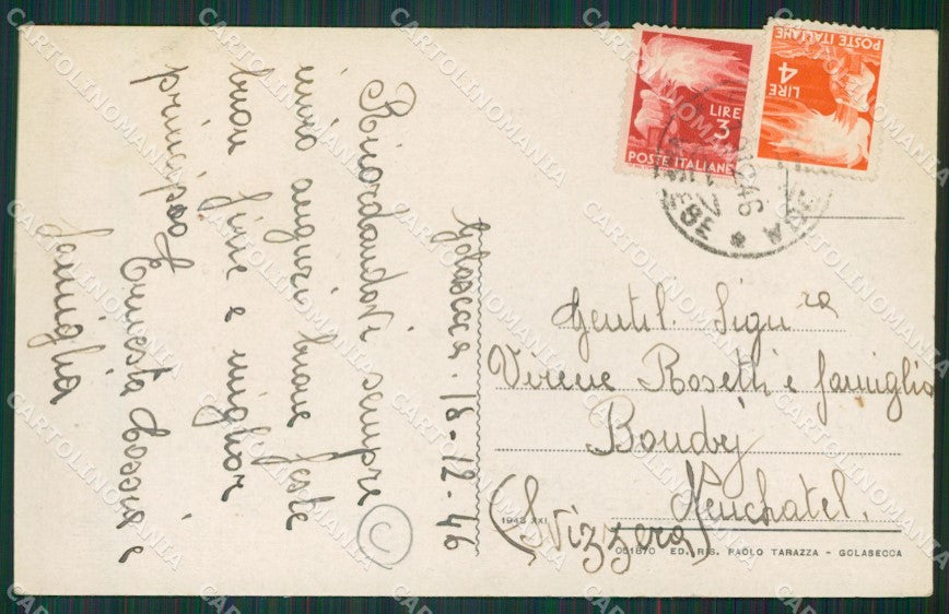 Varese Golasecca cartolina QK5596 – retro