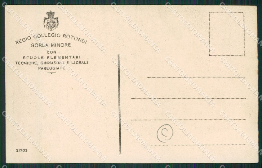 Varese Gorla Minore ANGOLINO SCOLLATO cartolina QK5619 – retro