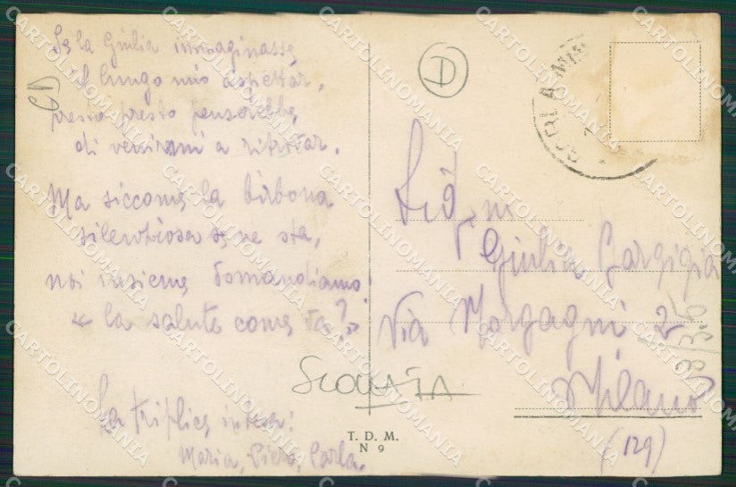 Varese Gorla Minore SCOLLATA cartolina QK5624 – retro
