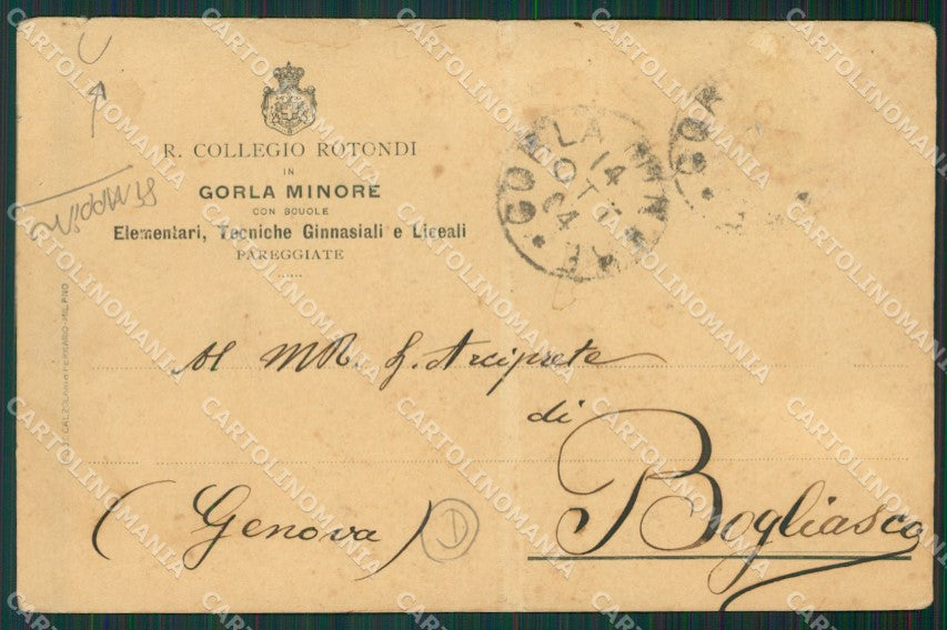 Varese Gorla Minore STRAPPINO cartolina QK5628 – retro