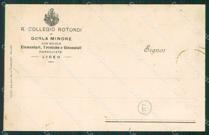 Varese Gorla Minore cartolina QK5643 – retro