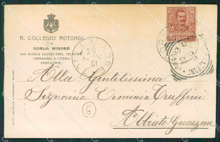 Varese Gorla Minore cartolina QK5646 – retro