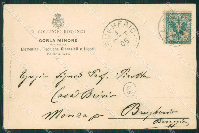 Varese Gorla Minore cartolina QK5647 – retro
