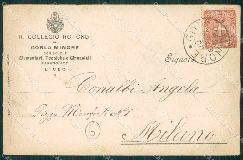 Varese Gorla Minore cartolina QK5648 – retro