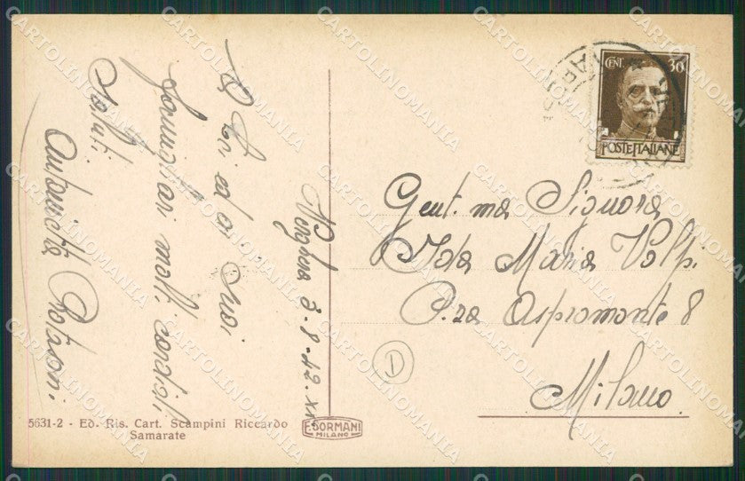 Varese Samarate Verghera cartolina QK5664 – retro