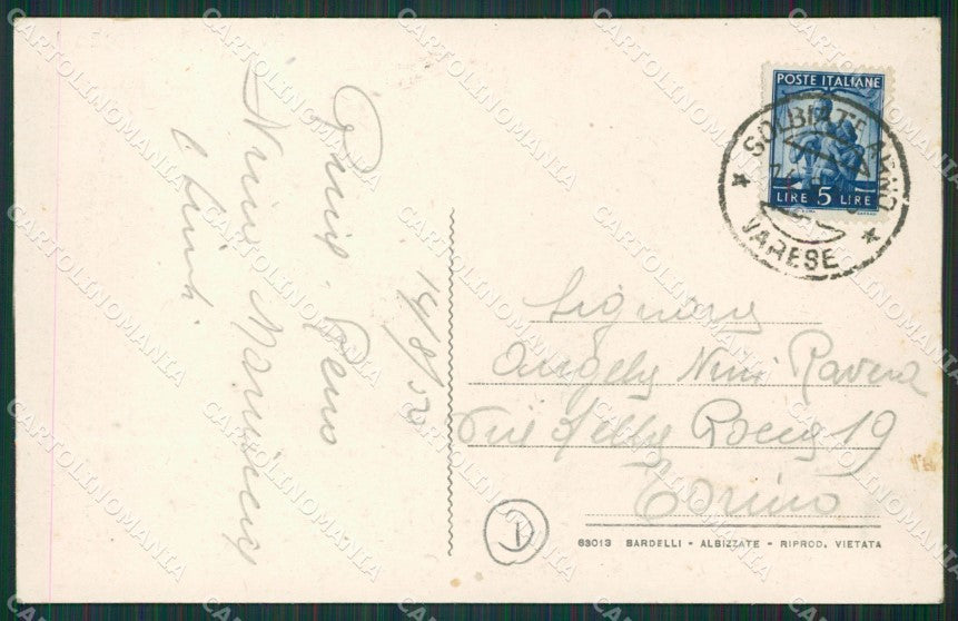 Varese Solbiate Arno cartolina QK5675 – retro