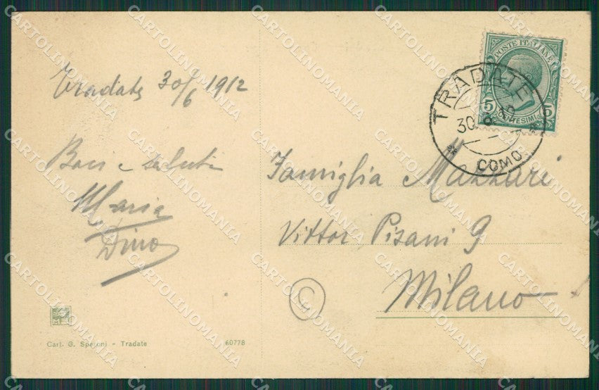 Varese Tradate cartolina QK5682 – retro