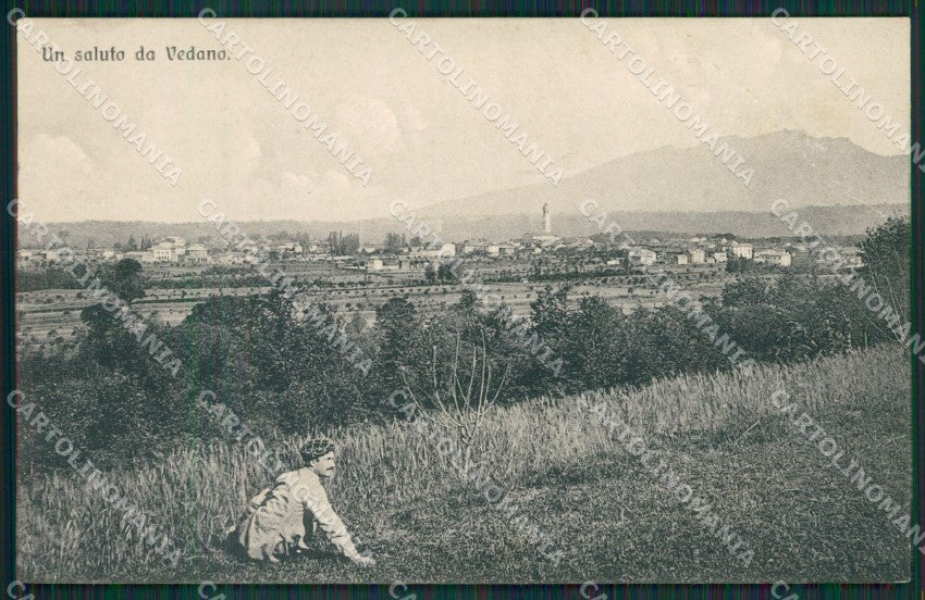 Varese Vedano Olona PIEGHE cartolina QK5688 – fronte