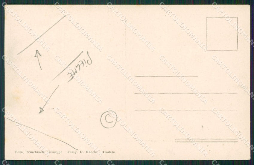 Varese Vedano Olona PIEGHE cartolina QK5688 – retro