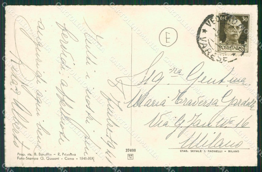 Varese Vedano Olona Foto cartolina QK5692 – retro