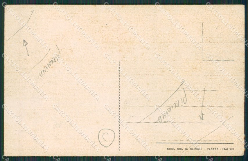 Varese Venegono PIEGHE cartolina QK5705 – retro