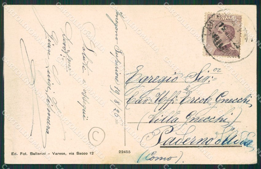 Varese Venegono cartolina QK5707 – retro
