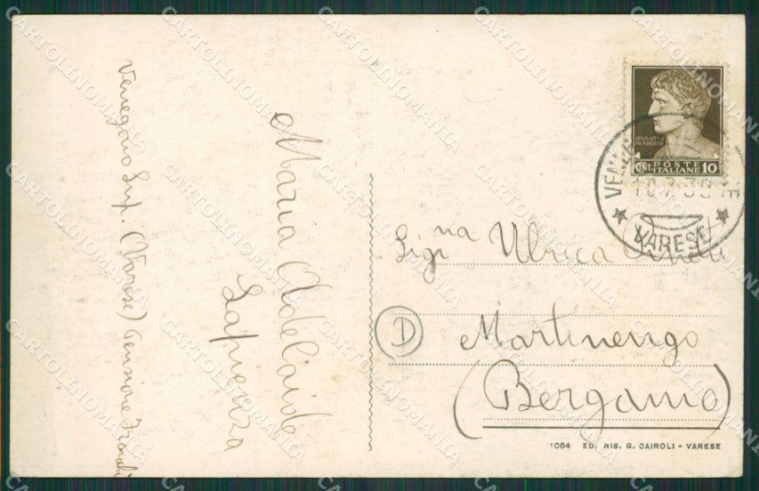 Varese Venegono cartolina QK5710 – retro