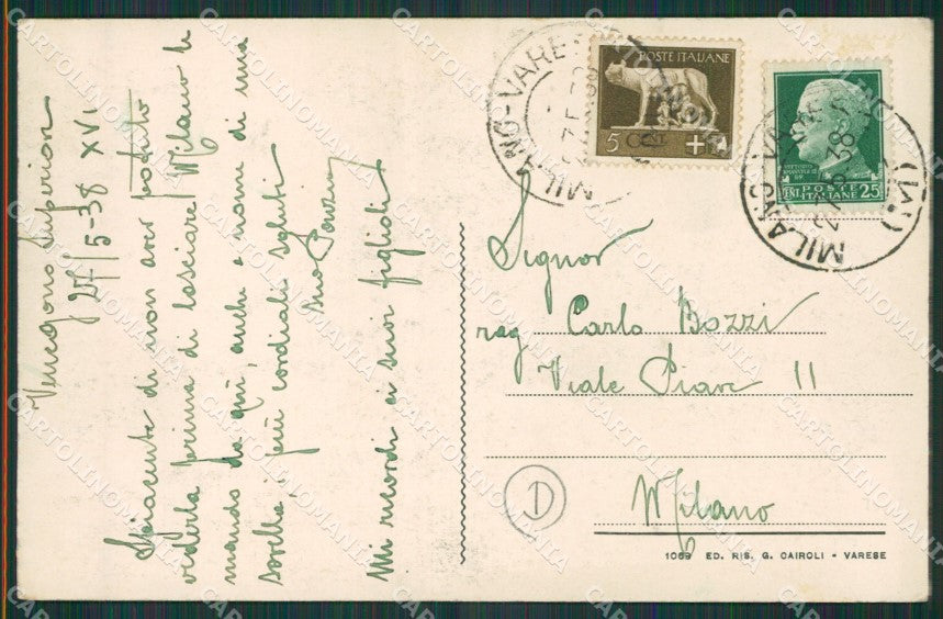 Varese Venegono cartolina QK5712 – retro