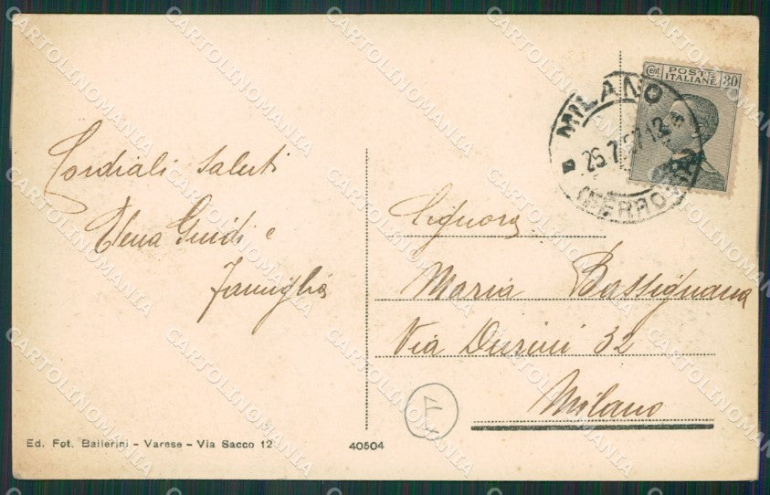 Varese Venegono cartolina QK5716 – retro