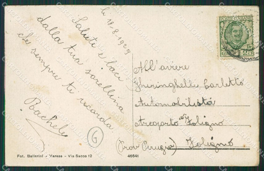 Varese Venegono cartolina QK5727 – retro