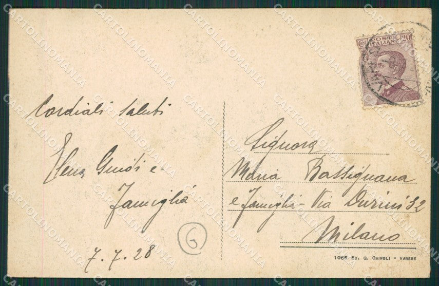 Varese Venegono cartolina QK5729 – retro