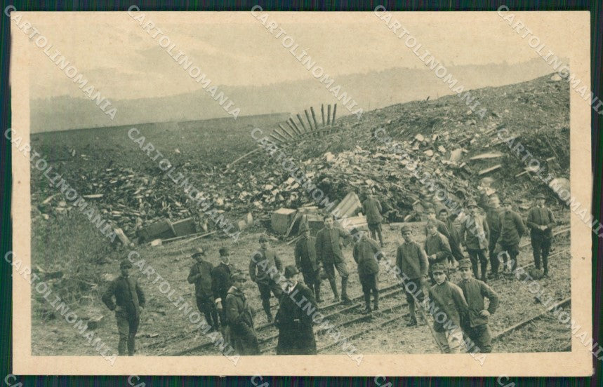 Varese Vergiate Esplosione Proiettificio 1920 cartolina QK5741 – fronte