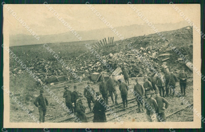 Varese Vergiate Esplosione Proiettificio 1920 cartolina QK5742 – fronte