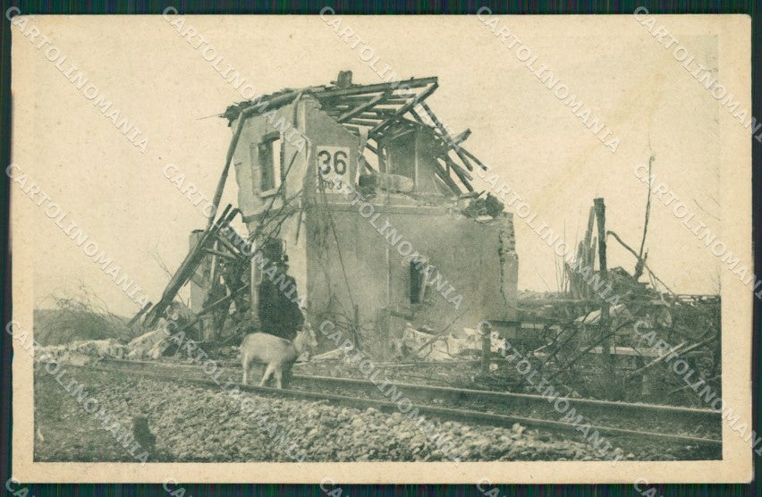 Varese Vergiate Esplosione Proiettificio 1920 cartolina QK5744 – fronte