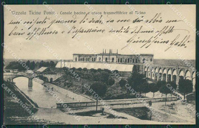 Varese Vizzola Ticino cartolina QK5752 – fronte