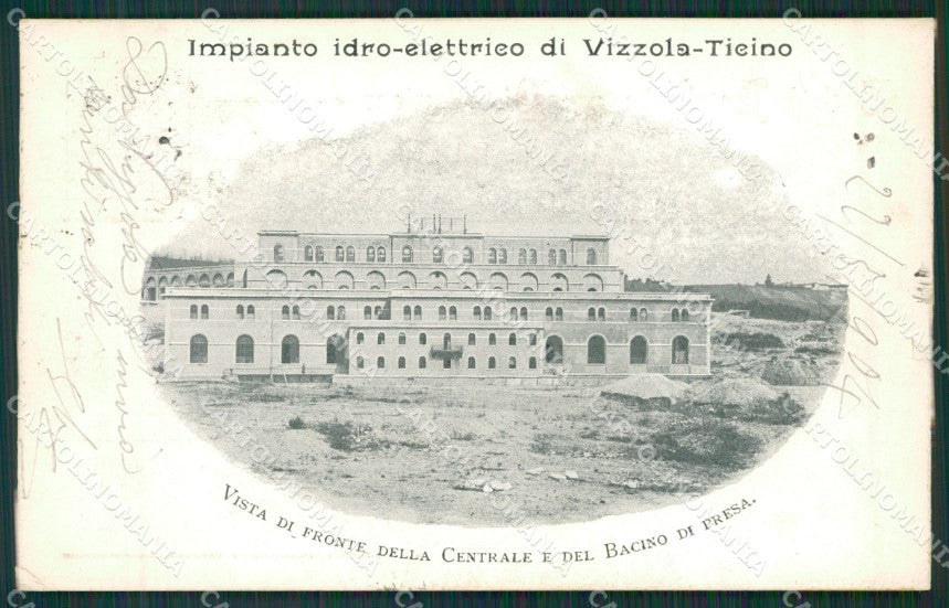 Varese Vizzola Ticino PIEGA cartolina QK5756 – fronte