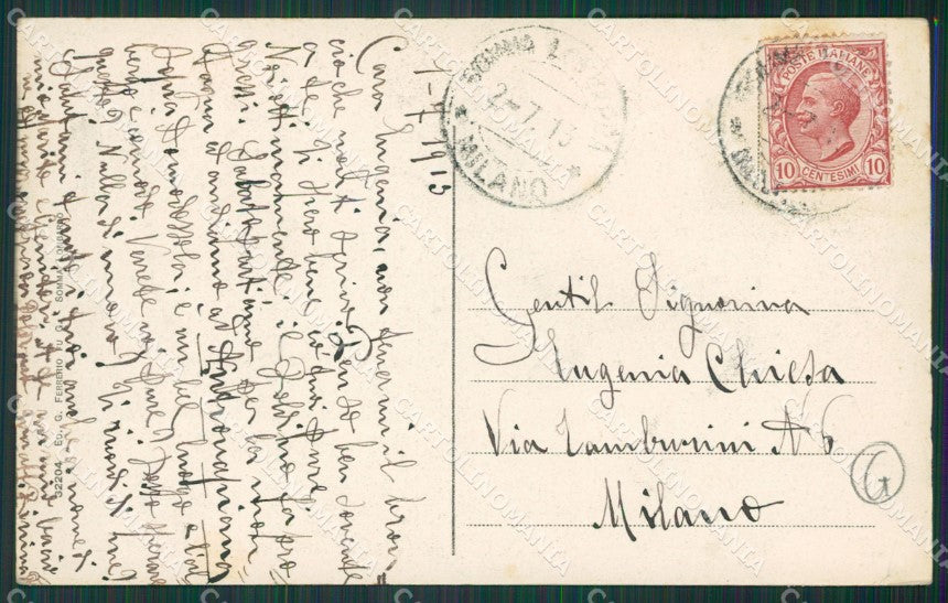 Varese Vizzola Ticino STRAPPINO cartolina QK5757 – retro