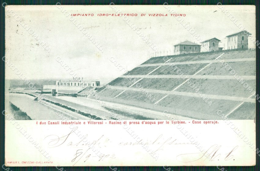 Varese Vizzola Ticino cartolina QK5761 – fronte