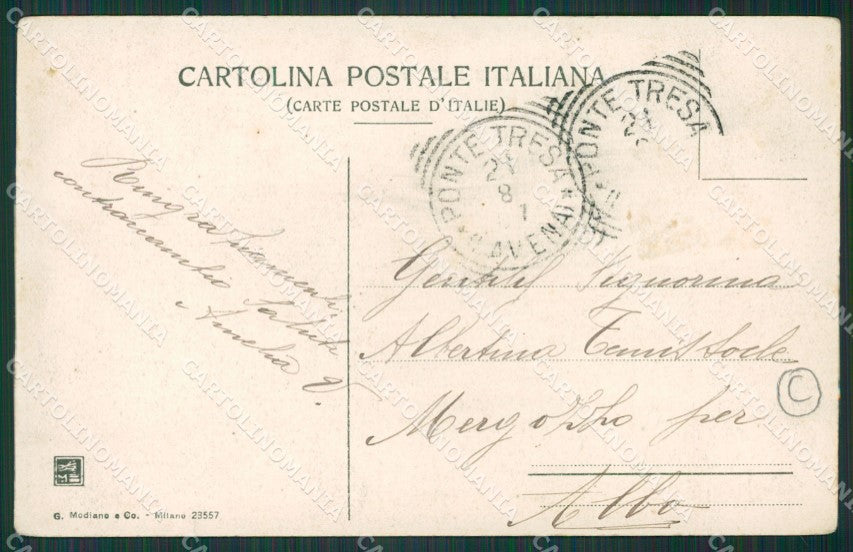 Varese Brusimpiano Ardena cartolina QK5770 – retro
