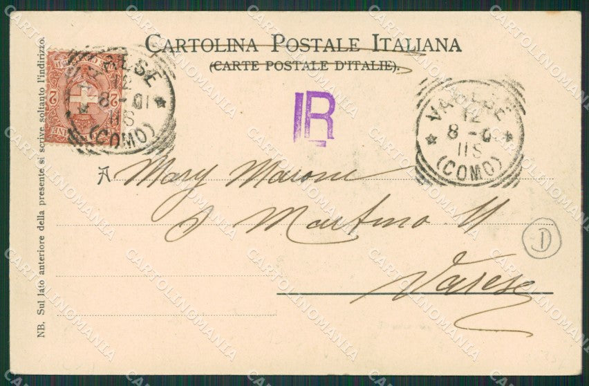 Varese Fagnano Olona cartolina QK5771 – retro