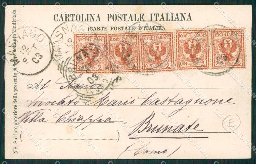 Varese Induno Olona Villa Bidino cartolina QK5776 – retro