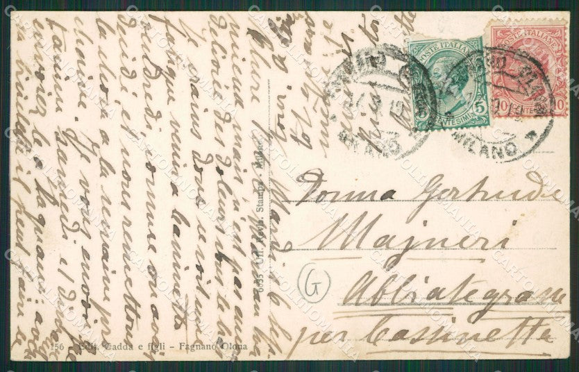 Varese Fagnano Olona cartolina QK5789 – retro