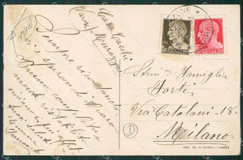 Varese Morazzone PIEGA cartolina QK5798 – retro