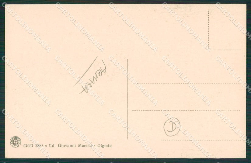 Varese Olgiate Olona ABRASA cartolina QK5802 – retro