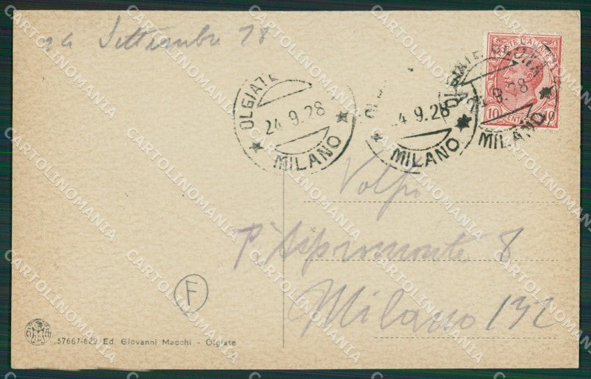 Varese Olgiate Olona cartolina QK5808 – retro